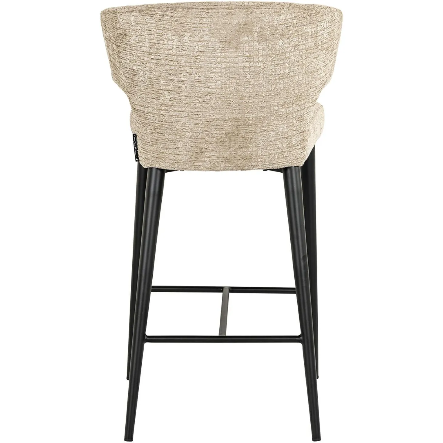 Barstoel Taylor Chenille Desert - zithoogte 67cm - Loft24.nl