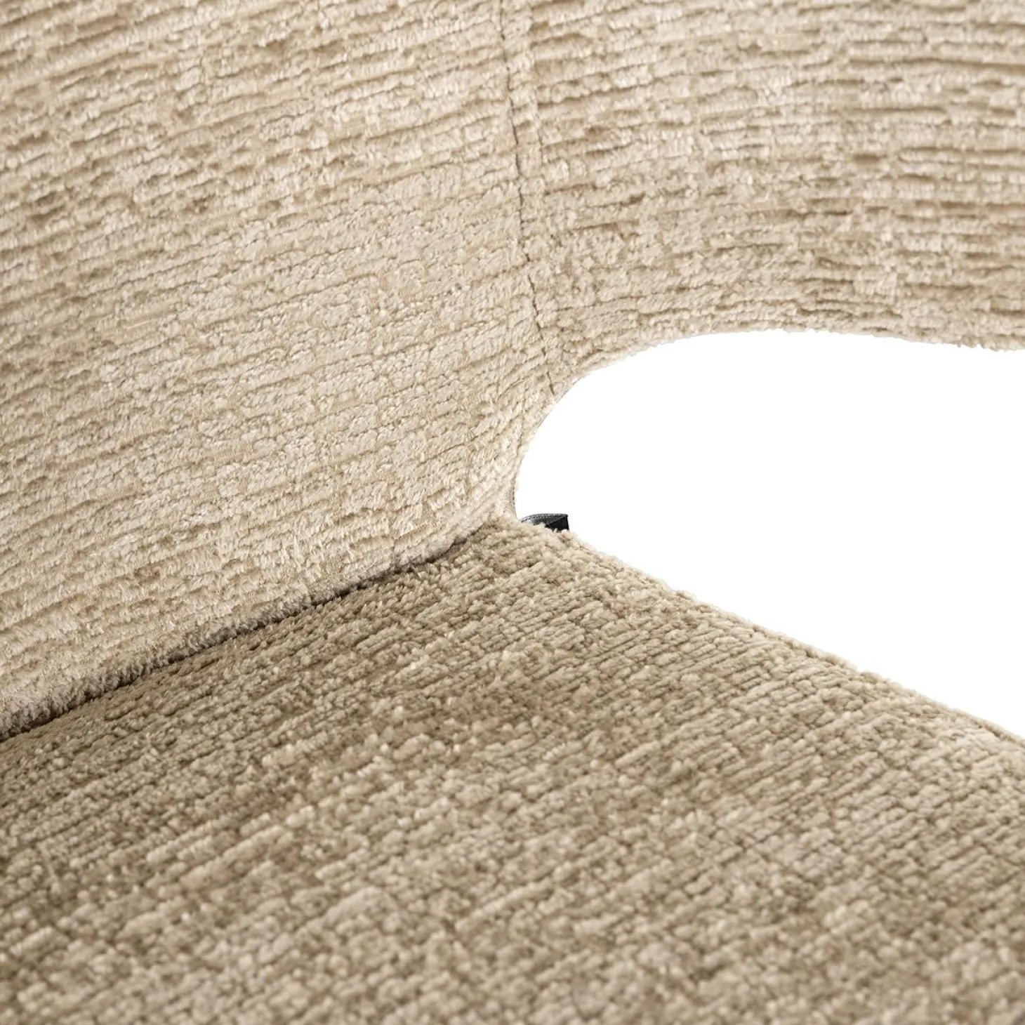 Barstoel Taylor Chenille Desert - zithoogte 67cm - Loft24.nl