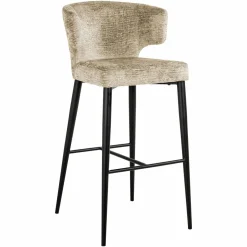 Barstoel Taylor Chenille Desert - zithoogte 76cm - Loft24.nl