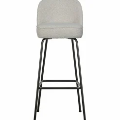 Barstoel Vogue Bouclé - Naturel (zithoogte 80cm) - Loft24.nl