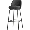 Barstoel Vogue Structure Velvet - Mountain (zithoogte 80cm) - Loft24.nl