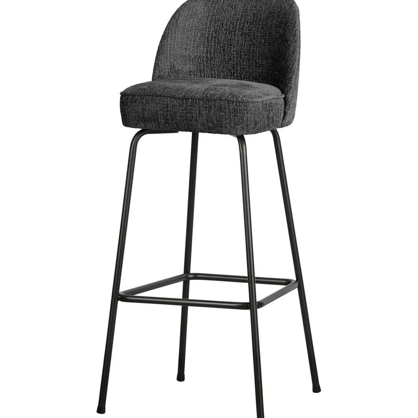 Barstoel Vogue Structure Velvet - Mountain (zithoogte 80cm) - Loft24.nl