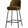 Barstoel Vogue Velvet - Brass (zithoogte 65cm) - Loft24.nl