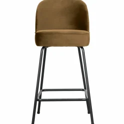 Barstoel Vogue Velvet - Honging Geel (zithoogte 65cm) - Loft24.nl