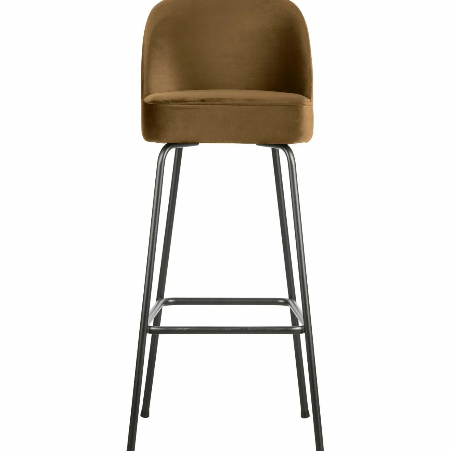 Barstoel Vogue Velvet - Honging Geel (zithoogte 79cm) - Loft24.nl