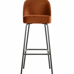 Barstoel Vogue Velvet - Roestbruin (zithoogte 79cm) - Loft24.nl