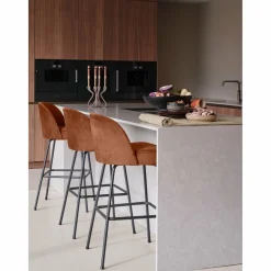 Barstoel Vogue Velvet - Roestbruin (zithoogte 79cm) - Loft24.nl