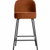 Barstoel Vogue Velvet - Roestbruin (zithoogte 65cm) - Loft24.nl