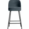 Barstoel Vogue Velvet - Teal (zithoogte 65cm) - Loft24.nl