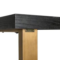 Bartafel Blackbone Eikenhout en staal - Loft24.nl