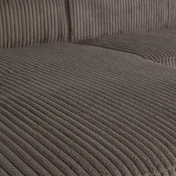 Bean hoekbank links grove ribstof mud - Loft24.nl