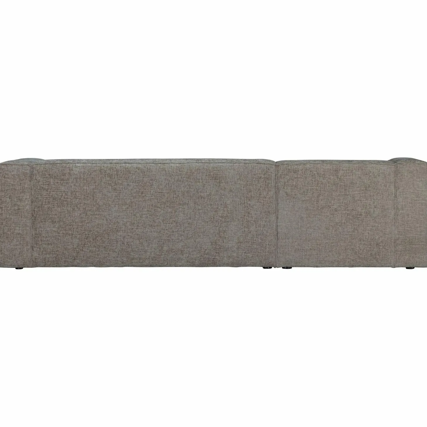 Bean hoekbank links grove melange stof travertin - Loft24.nl