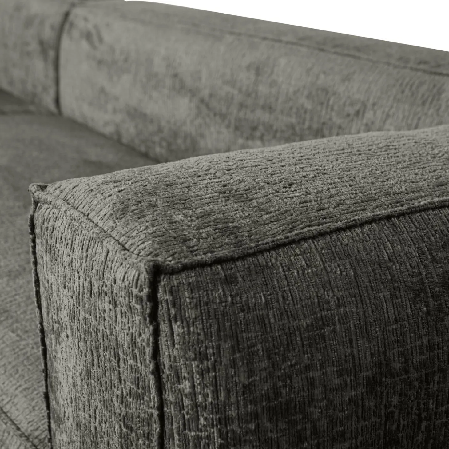 Bean hoekbank links structure velvet waterplant - Loft24.nl