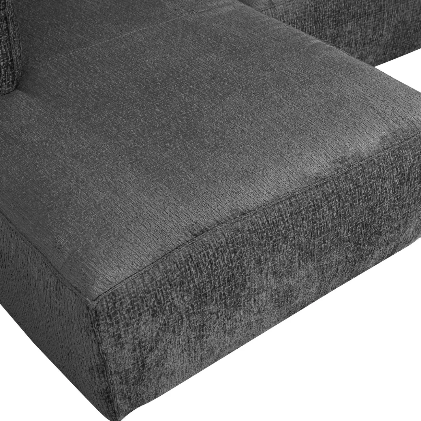 Bean hoekbank links structure velvet cloud sky - Loft24.nl