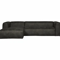 Bean hoekbank links zwart - Loft24.nl