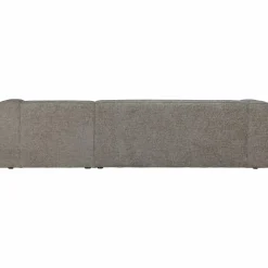 Bean hoekbank rechts grove melange stof travertin - Loft24.nl