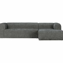 Bean hoekbank rechts grove melange stof terrazzo - Loft24.nl