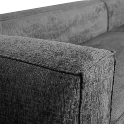 Bean hoekbank rechts structure velvet cloud sky - Loft24.nl