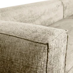 Bean hoekbank rechts structure velvet buttermilk - Loft24.nl