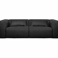 Bean 3,5-zits bank incl. kussens donkergrijs gemeleerd - Loft24.nl