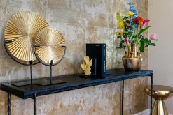 Bijzettafel Arlo Ø35 cm - Goud - Loft24.nl