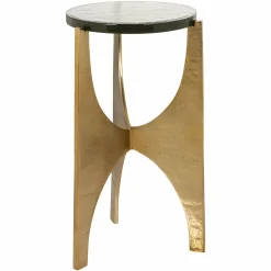 Bijzettafel Avery Ø32 cm - Goud - Loft24.nl
