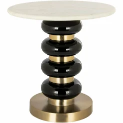 Bijzettafel Boann Marmer - Zwart - Loft24.nl