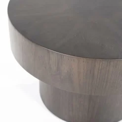 Bijzettafel Bobbie - donkerbruin - 45 x 45 cm - Loft24.nl