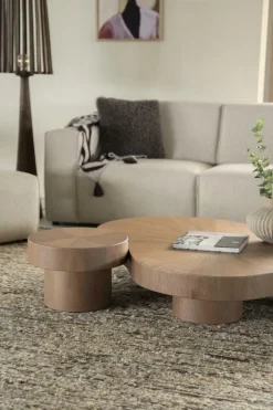 Bijzettafel Bobbie -lichtbruin - 45 x 45 cm - Loft24.nl