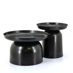 Bijzettafel Bodie Zwart 45 cm - Loft24.nl