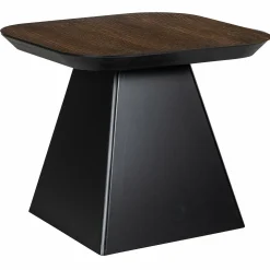 Bijzettafel Bonvoy Eiken 50 x 50 cm - Bruin - Loft24.nl
