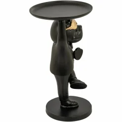 Bijzettafel Bullie Ø65 cm - Zwart/Goud - Loft24.nl