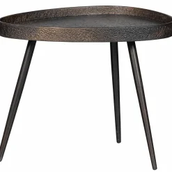 Bijzettafel Crude set an 2 stuks - antique bronze - Loft24.nl