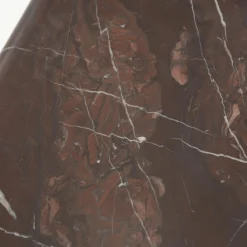 Bijzettafel Dice Marmer 30 x 30cm - Rood - Loft24.nl