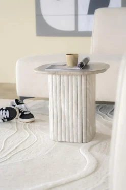 Bijzettafel Dorique Marmer - 45 x 45cm - Loft24.nl