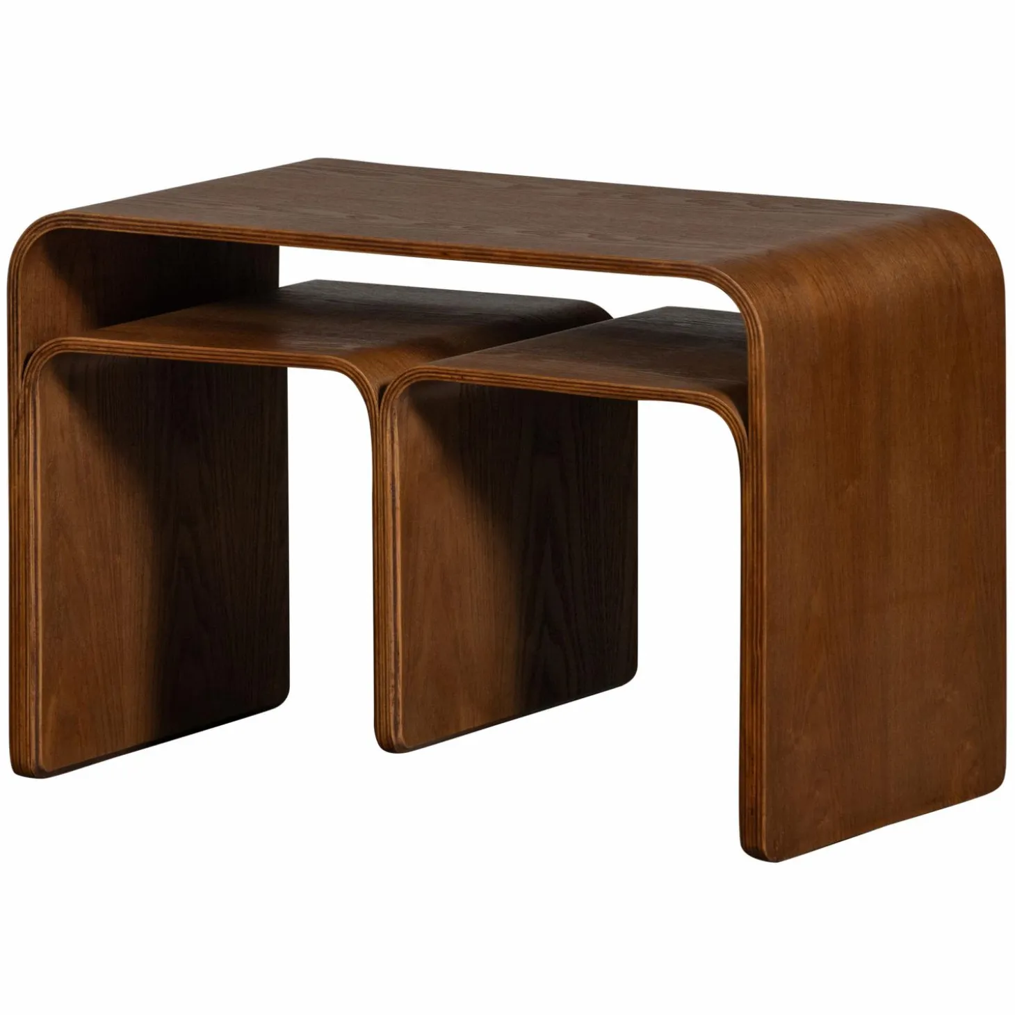 Bijzettafel Frey 60 x 32cm - Walnoot - Loft24.nl