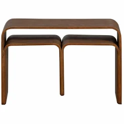 Bijzettafel Frey 60 x 32cm - Walnoot - Loft24.nl