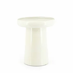 Bijzettafel Glaze 34cm - Crème (showmodel) - Loft24.nl