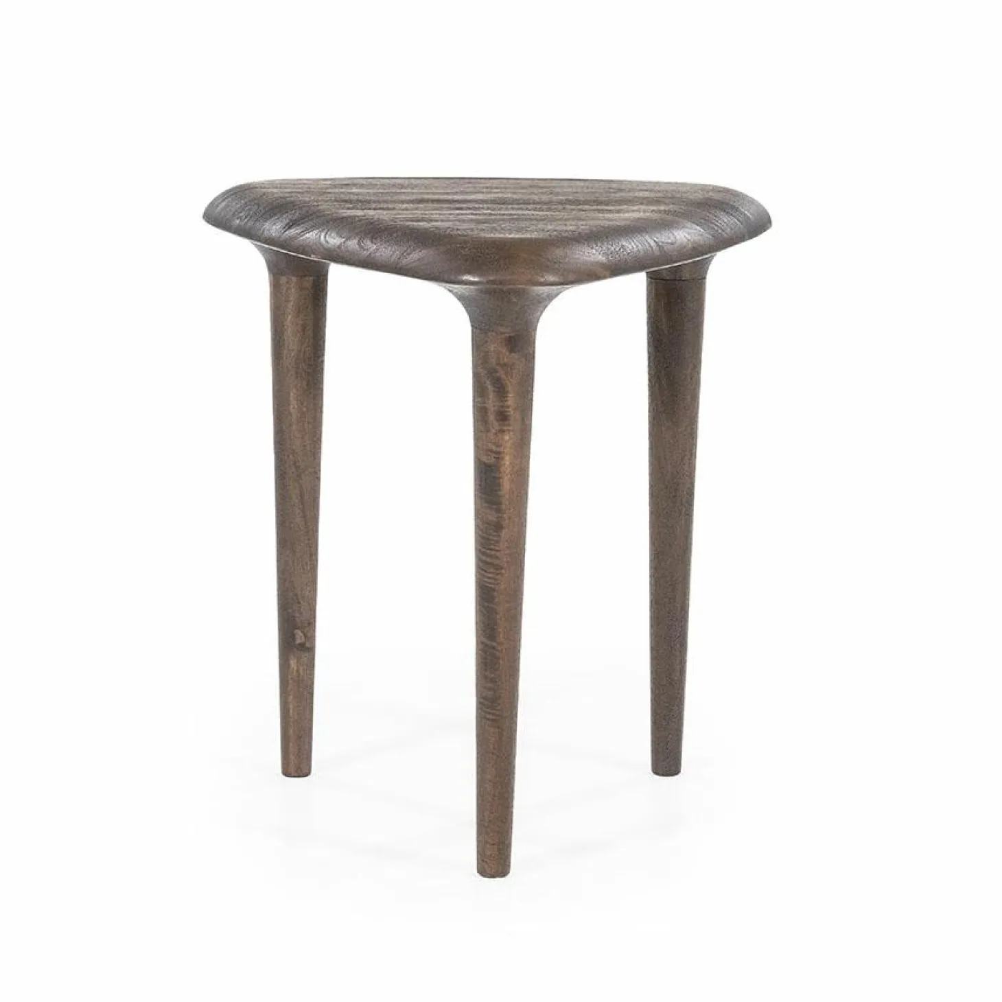 Bijzettafel Jiska Mangohout 46 x 46cm - Bruin - Loft24.nl