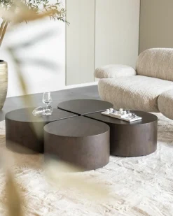 Bijzettafel Jules - Donkerbruin - Loft24.nl