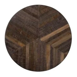 Bijzettafel Lazio Teakhout set van 3 stuks - zwart - Loft24.nl