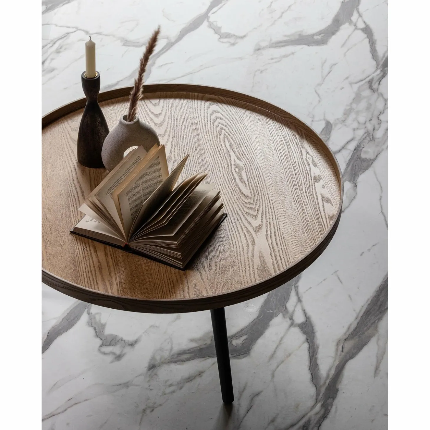 Bijzettafel Mesa Naturel - Ø78 - Loft24.nl