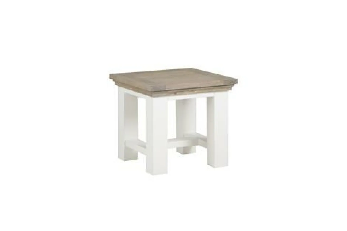 Bijzettafel Parma 60 x 60 cm - Wit - Loft24.nl