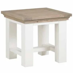 Bijzettafel Parma 60 x 60 cm - Wit - Loft24.nl