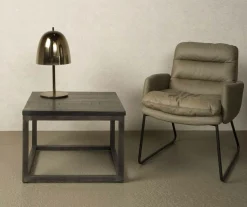 Bijzettafel Paterno Zwart 60 x 60 cm - Loft24.nl