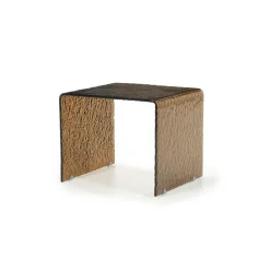 Bijzettafel Ripple Glas 50 x 45cm - Loft24.nl