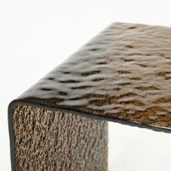 Bijzettafel Ripple Glas 50 x 45cm - Loft24.nl