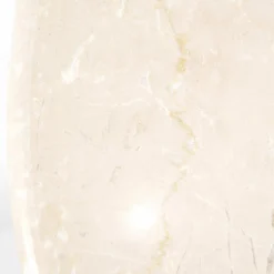 Bijzettafel Sara Mangohout en Travertin 60 x 60 cm - Loft24.nl