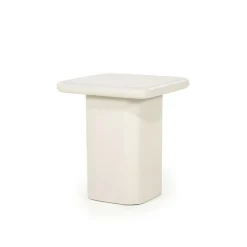 Bijzettafel Siminto kleur Beige - 40 cm - Loft24.nl