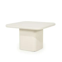 Bijzettafel Siminto kleur Beige - 60 cm - Loft24.nl